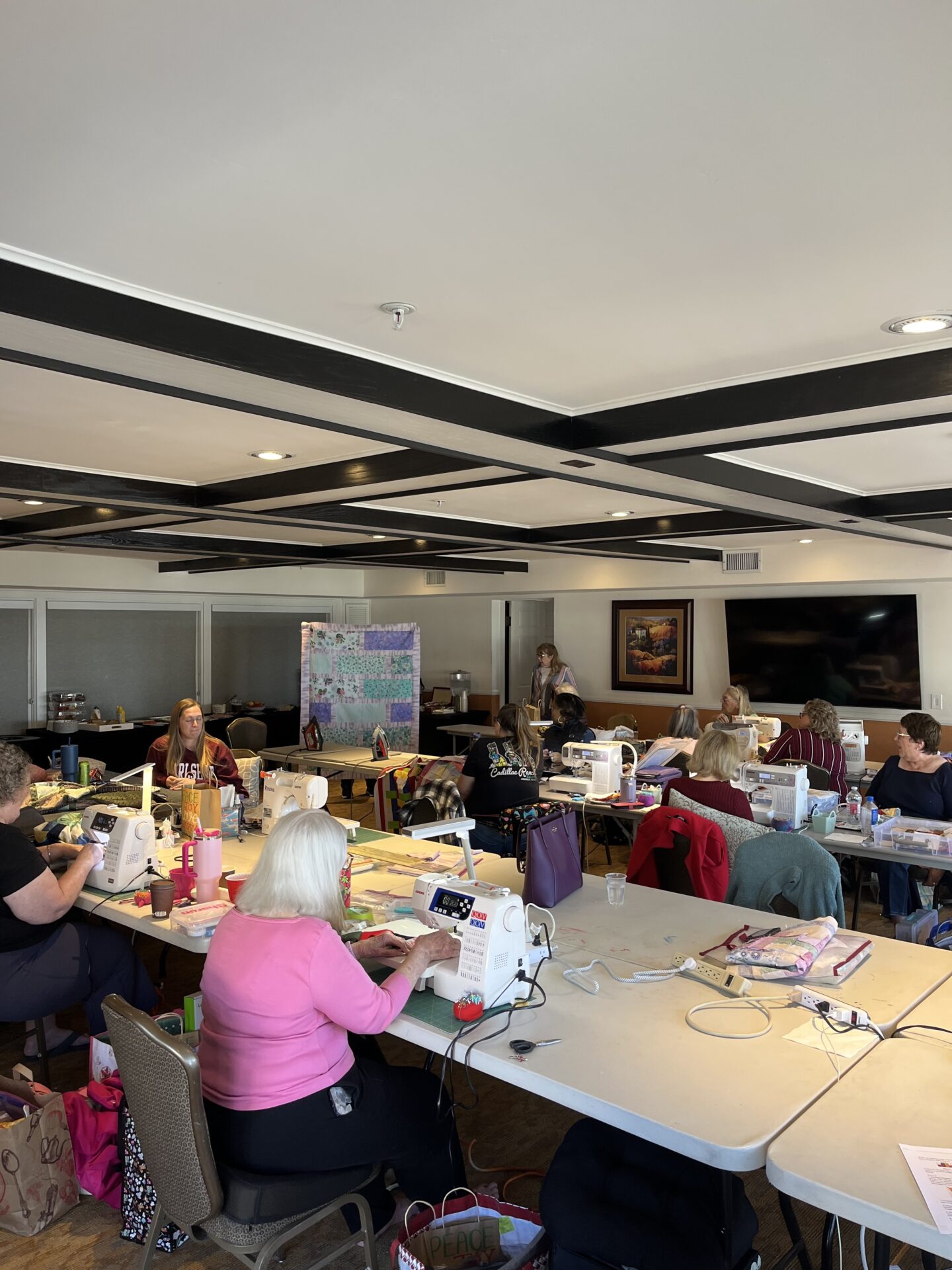 Quilting retreat