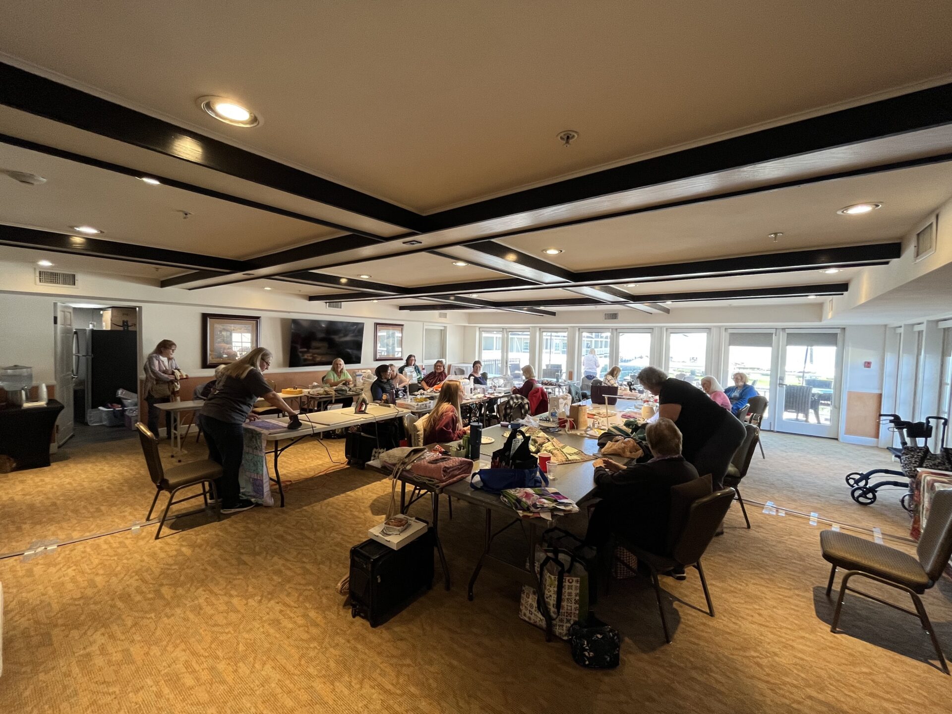 Quilting retreat